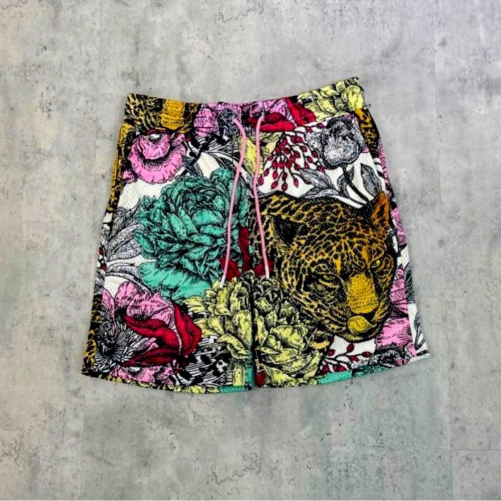 1- Mens Deep Jungle Mesh Shorts